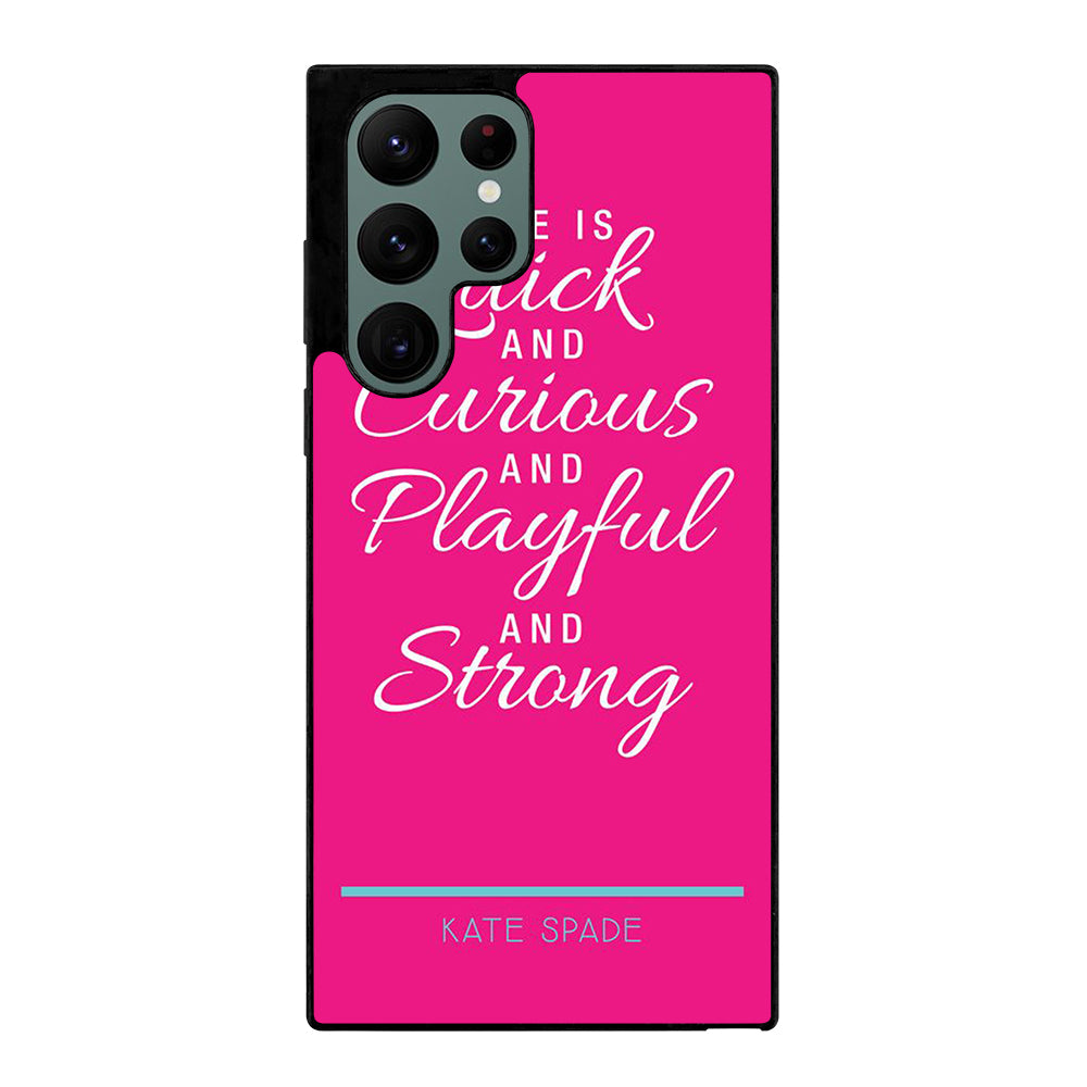 SHE IS KATE SPADE Samsung Galaxy S22 Ultra 5G Case