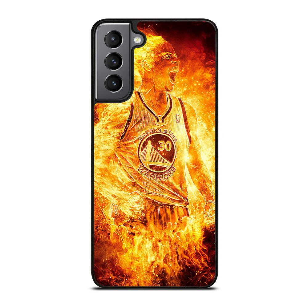 STEPHEN CURRY ON FIRE Samsung Galaxy S21 Plus 5G Case