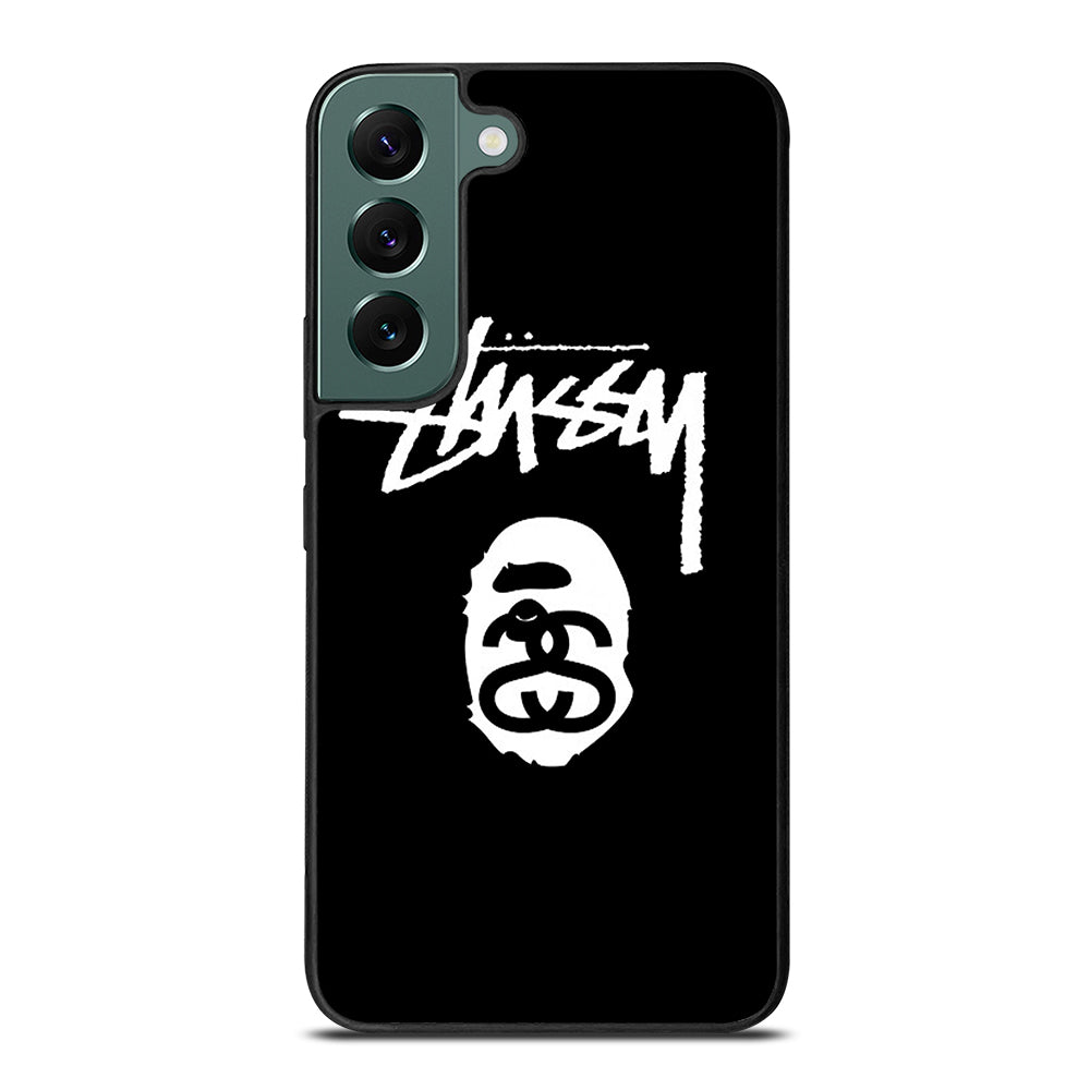 STUSSY BLACK Samsung Galaxy S22 5G Case