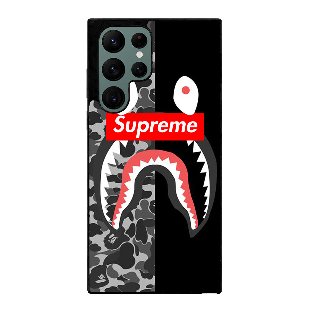 SUPRE ME BAPE SHARK Samsung Galaxy S22 Ultra 5G Case