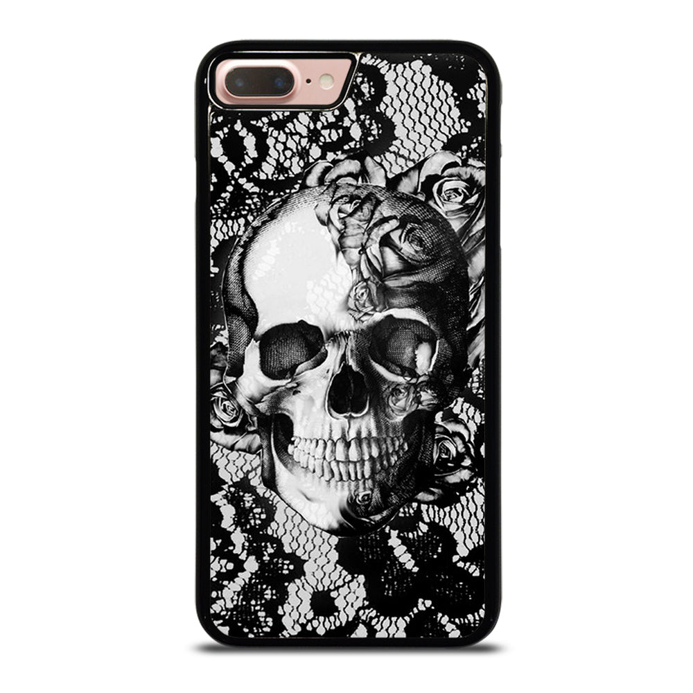 Skull On Black Lace iPhone 7 Plus / 8 Plus Case