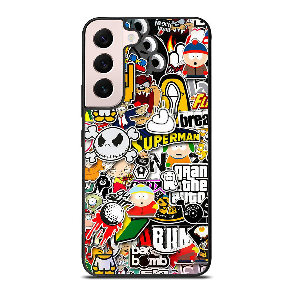 Sticker Bomb Collage Samsung Galaxy S22 Plus 5G Case
