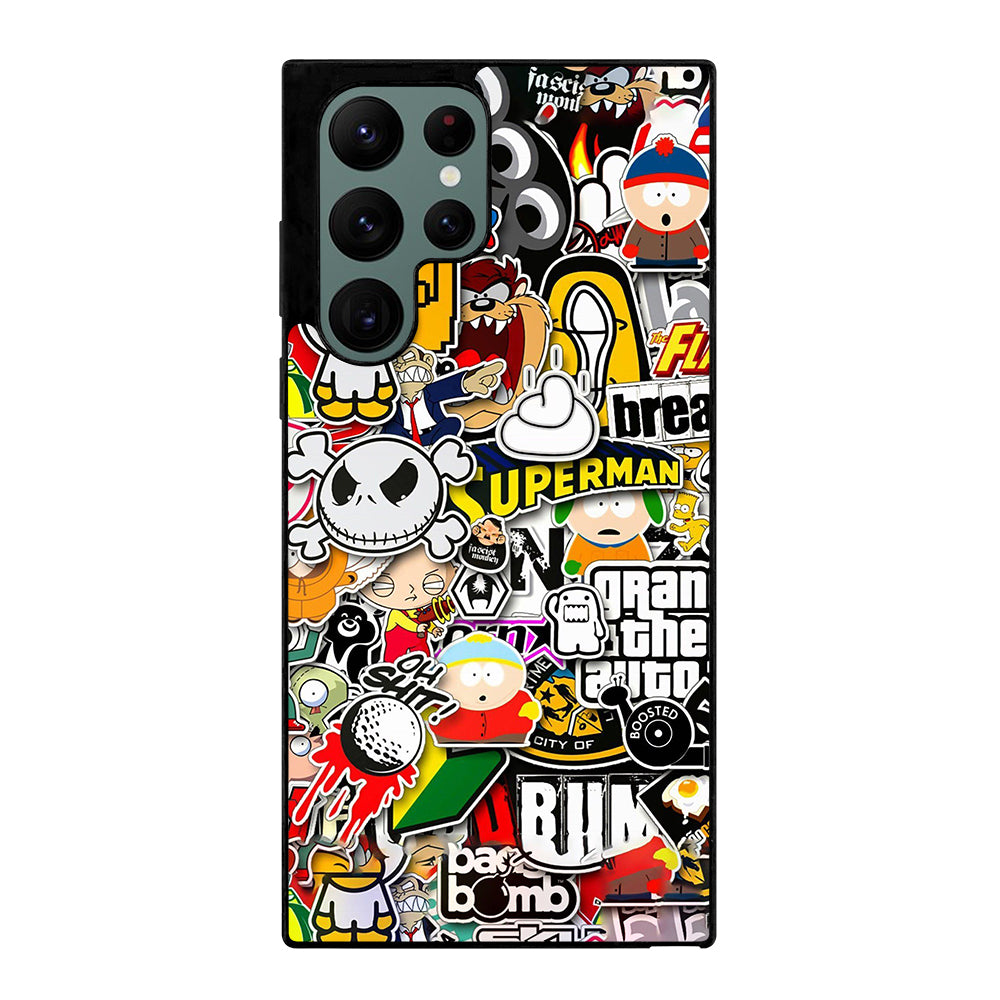 Sticker Bomb Collage Samsung Galaxy S22 Ultra 5G Case