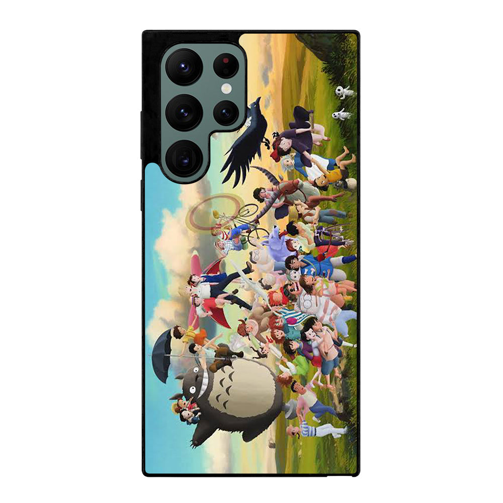 Studi Ghibli Cartoon Family Samsung Galaxy S22 Ultra 5G Case