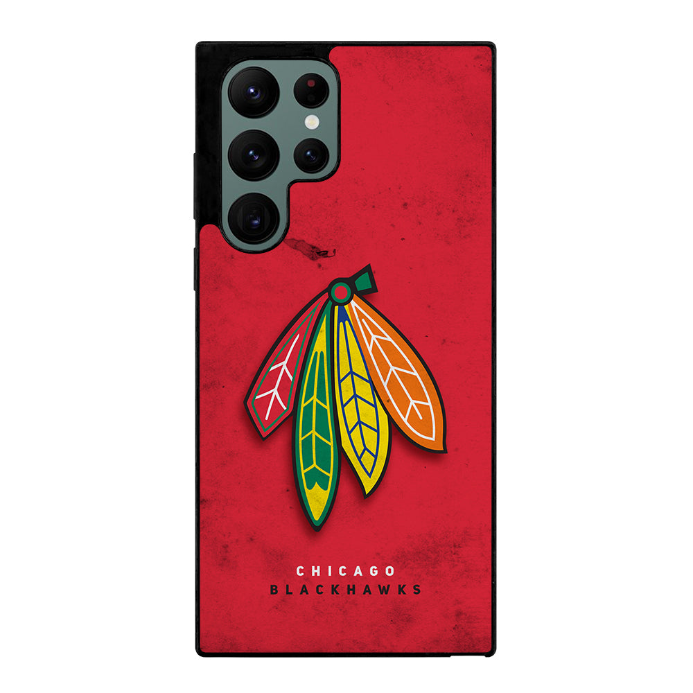The Chicago Blackhawks Samsung Galaxy S22 Ultra 5G Case