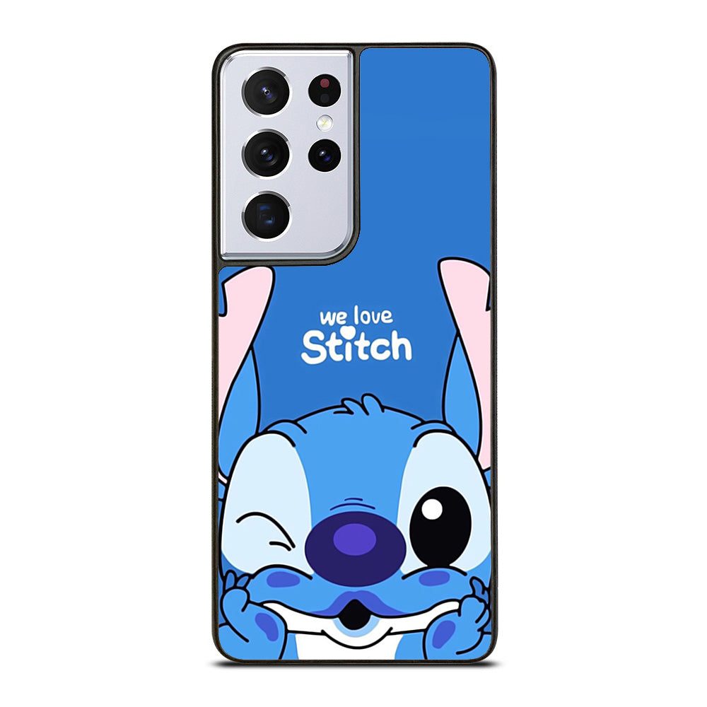 The Cute Stitch Cartoon Galaxy Samsung Galaxy S21 Ultra 5G Case