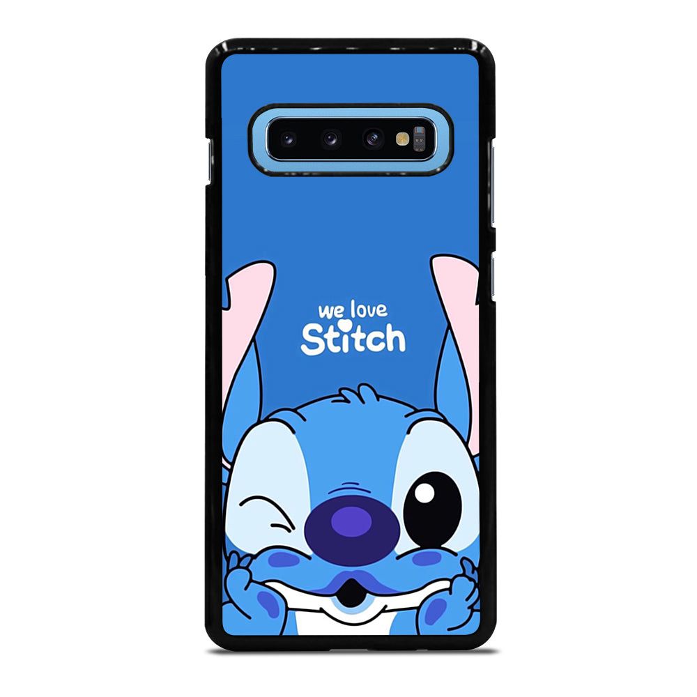 The Cute Stitch Cartoon Galaxy Samsung Galaxy S10 Plus Case