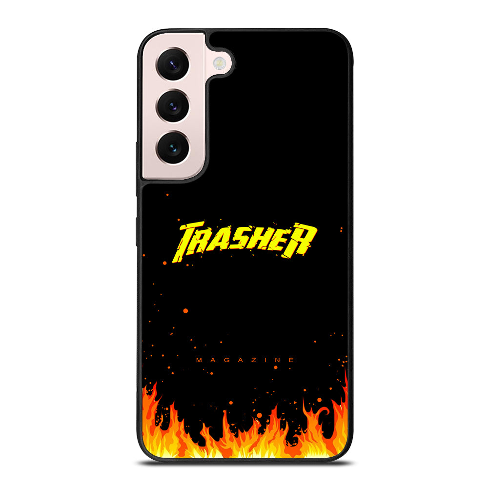 Trasher Smoldering Font Samsung Galaxy S22 Plus 5G Case