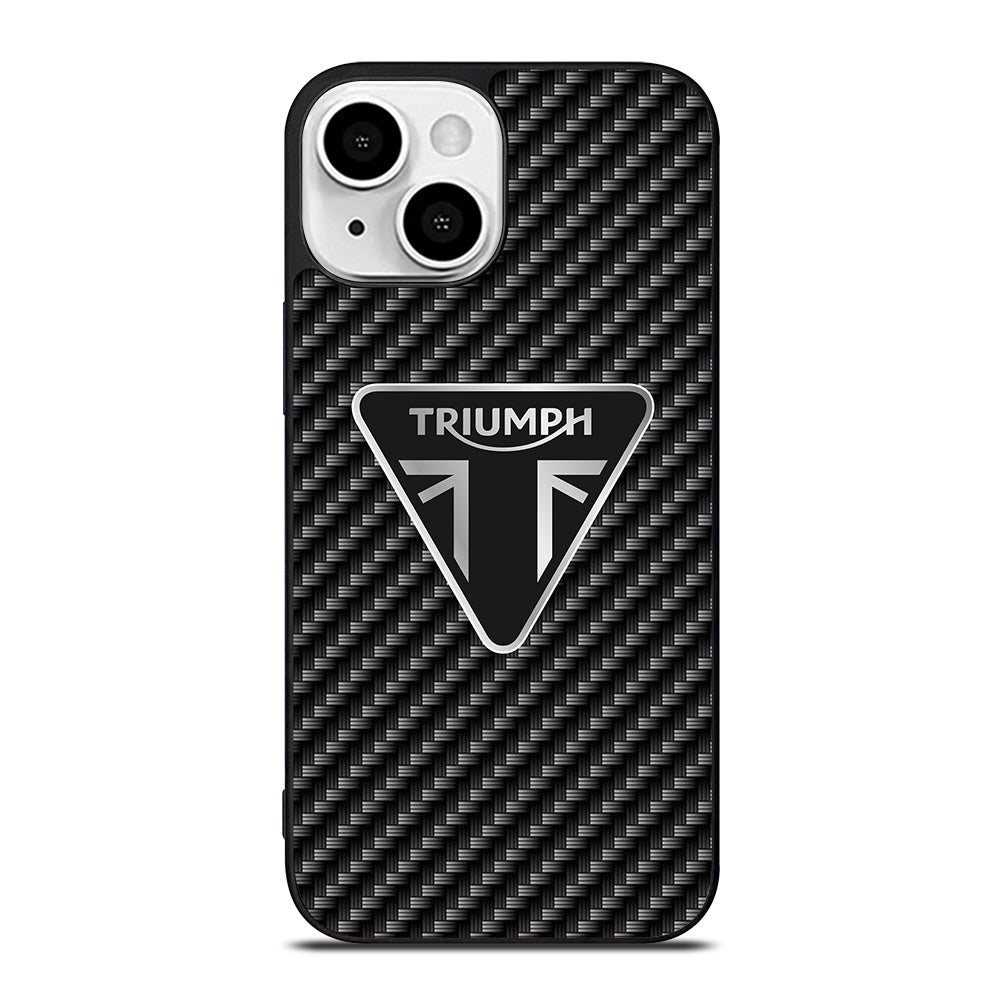 Triumph Motorcycle Carbon Logo iPhone 13 Mini Case