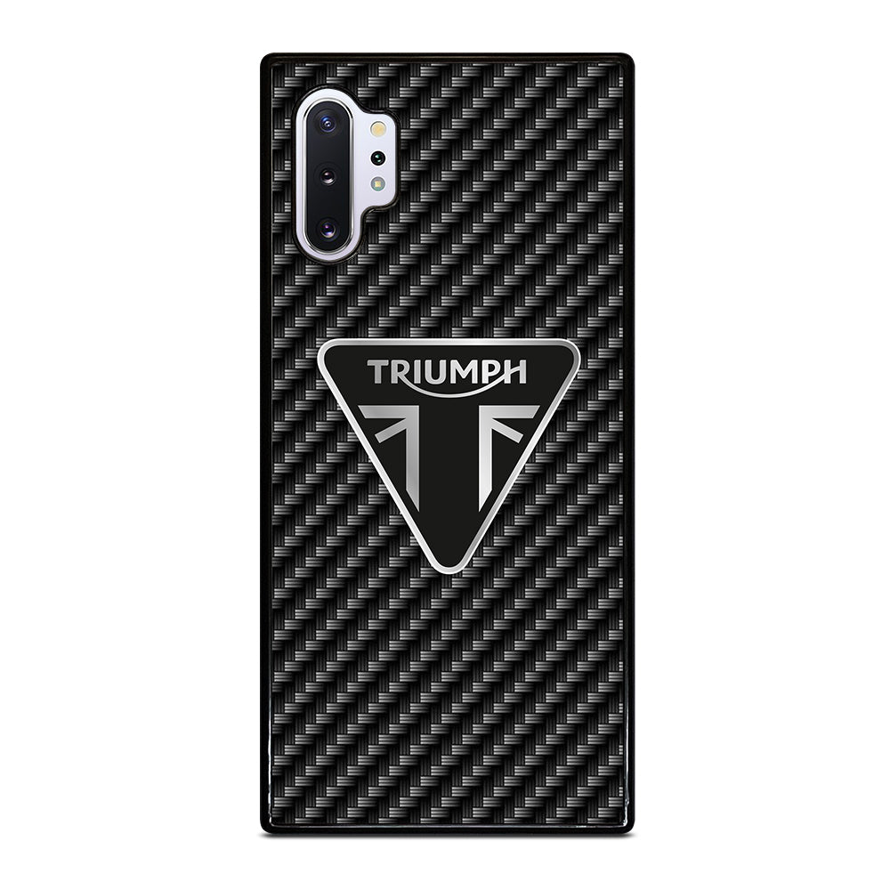 Triumph Motorcycle Carbon Logo Samsung Galaxy Note 10 Plus Case