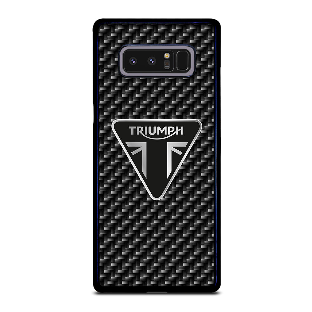 Triumph Motorcycle Carbon Logo Samsung Galaxy Note 8 Case