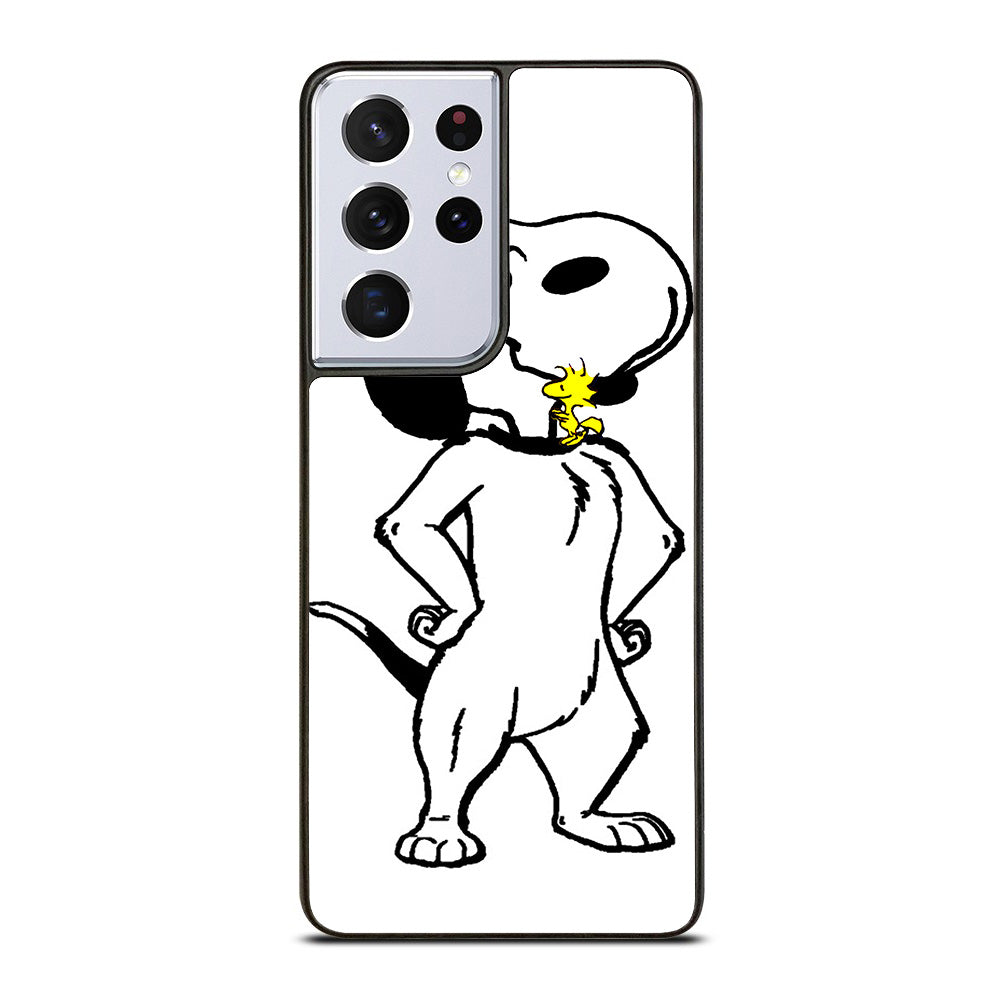 WOODSTOCK HUGES SNOOPY Samsung Galaxy S21 Ultra 5G Case