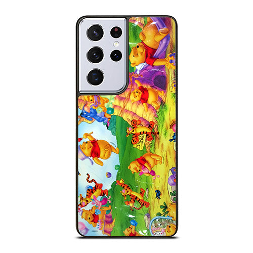 Winnie The Pooh Cute Cartoon Samsung Galaxy S21 Ultra 5G Case