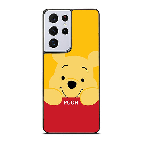 Winnie The Pooh Cute Face Samsung Galaxy S21 Ultra 5G Case