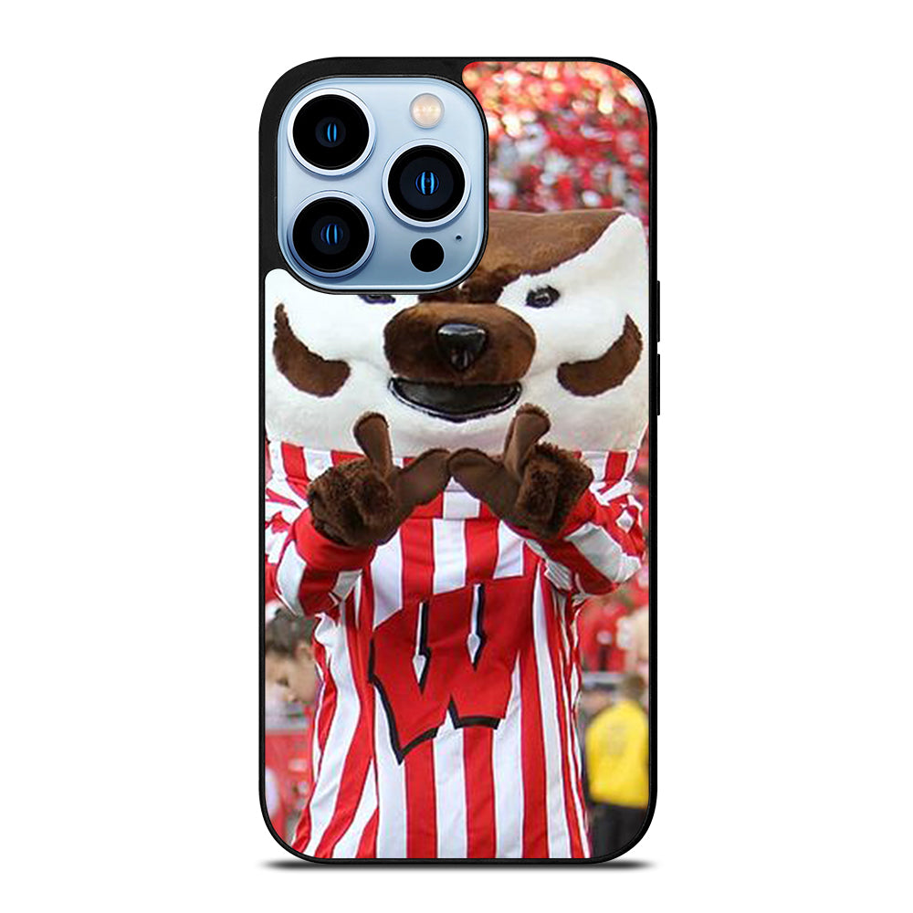 Wisconsin Mascot Image iPhone 13 Pro Max Case