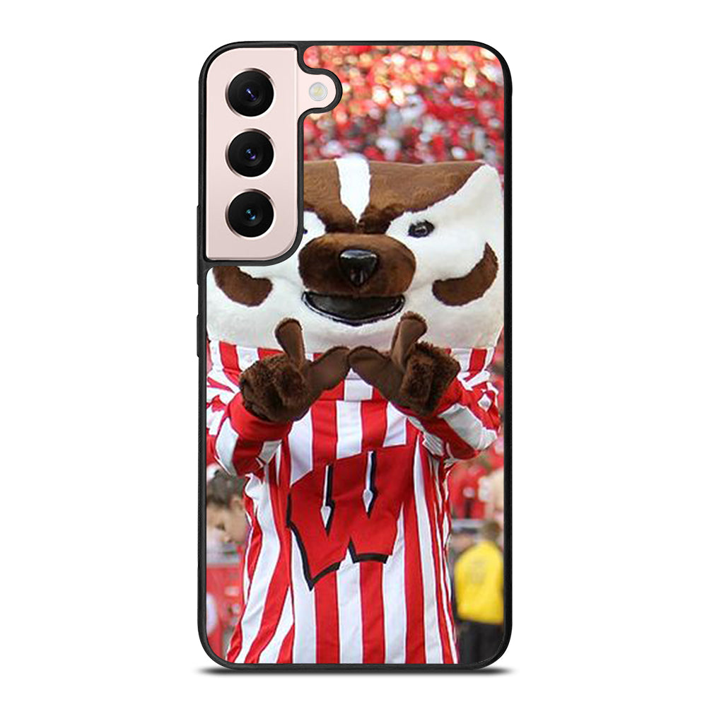 Wisconsin Mascot Image Samsung Galaxy S22 Plus 5G Case