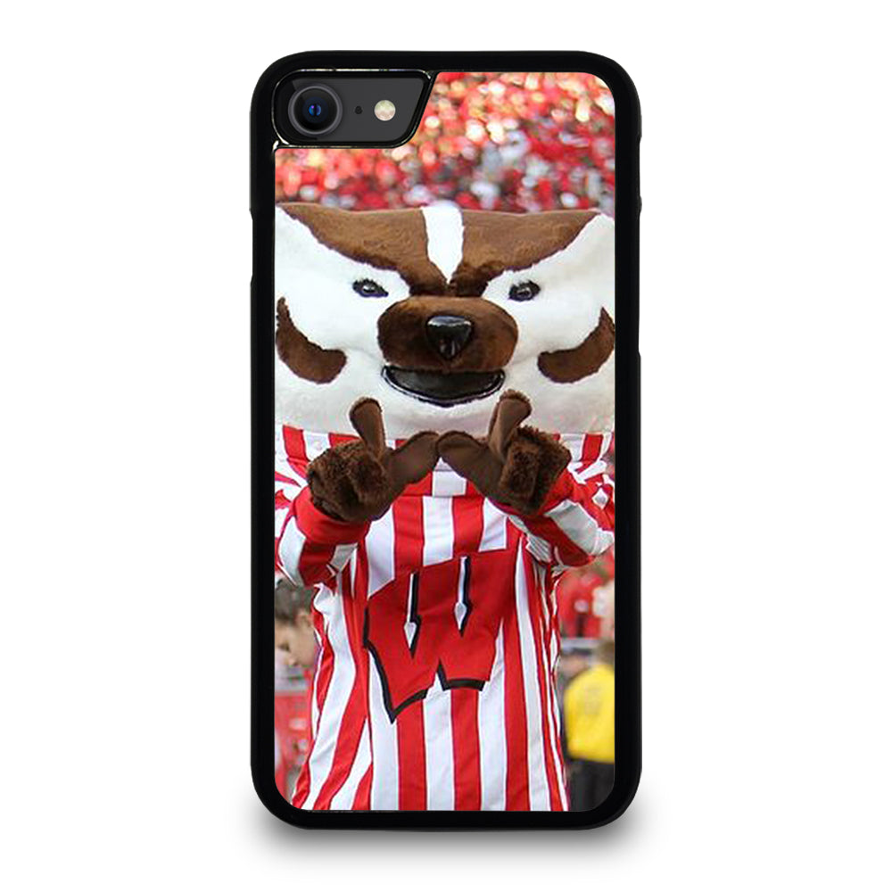 Wisconsin Mascot Image iPhone SE 2020 Case