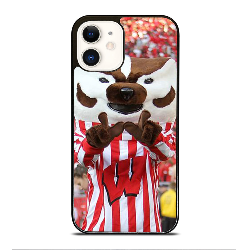 Wisconsin Mascot Image iPhone 12 Case