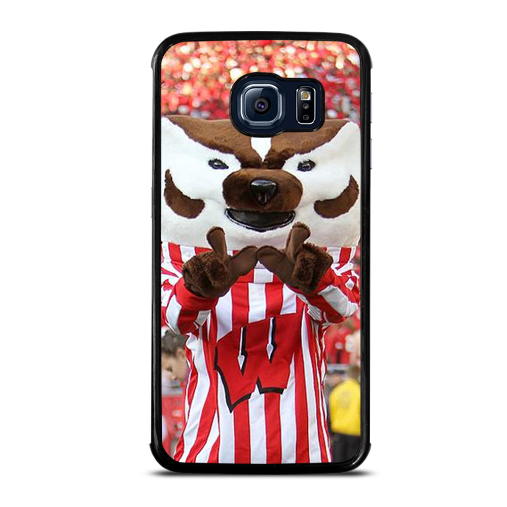 Wisconsin Mascot Image Samsung Galaxy S6 Edge Case