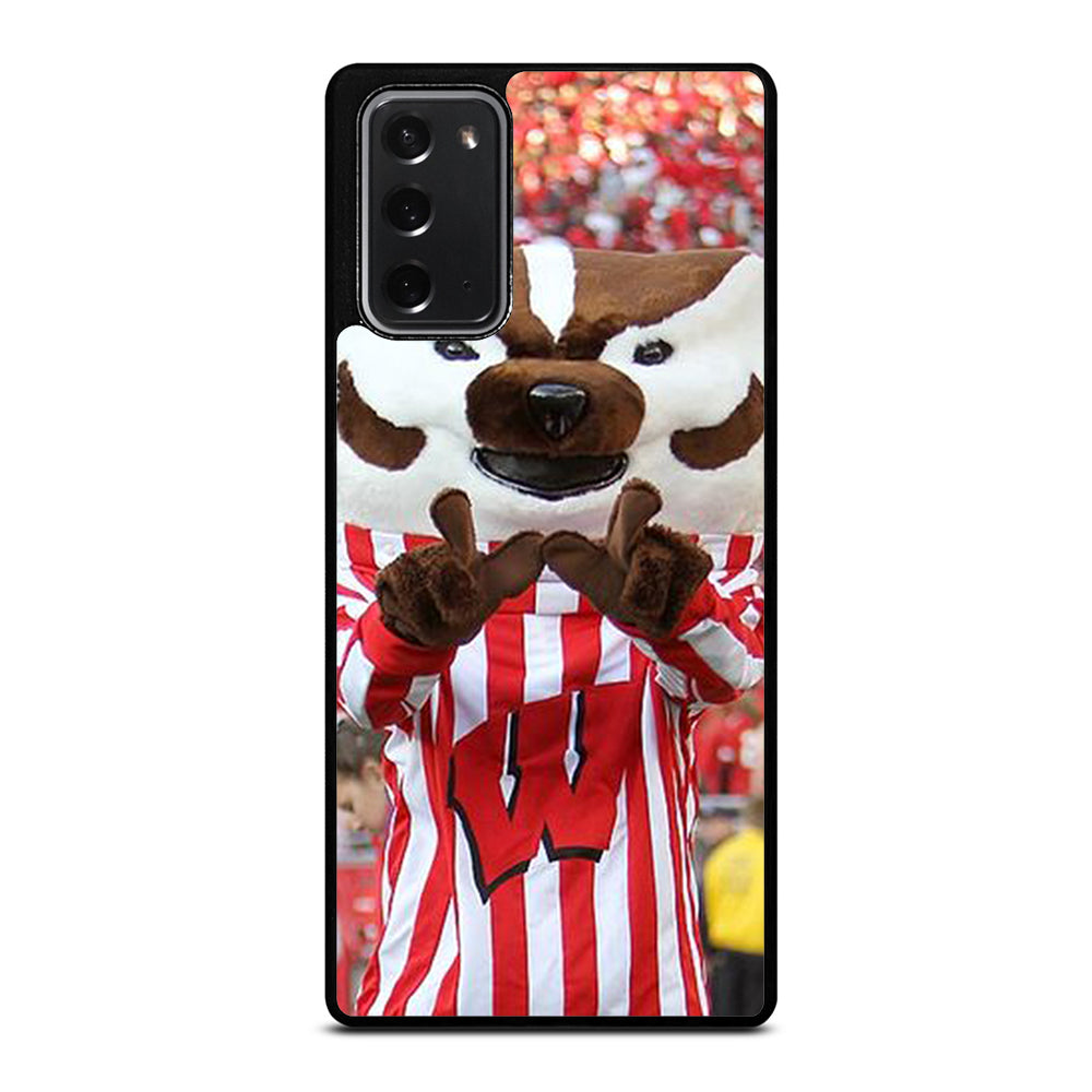 Wisconsin Mascot Image Samsung Galaxy Note 20 Case