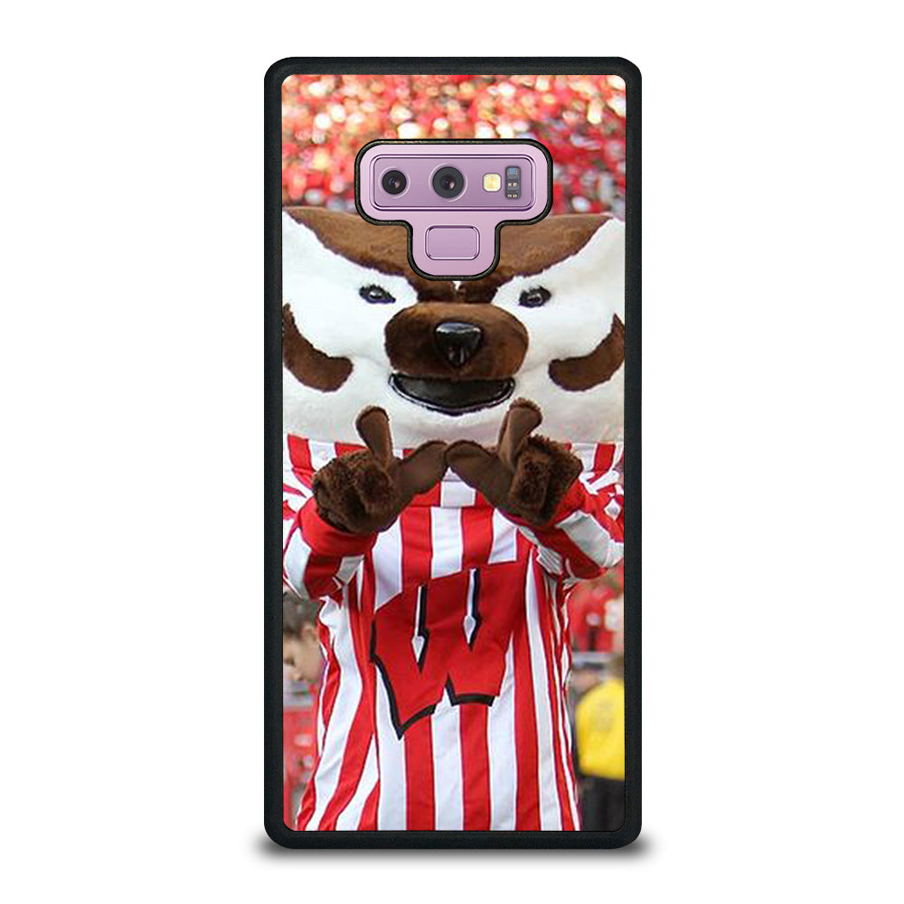 Wisconsin Mascot Image Samsung Galaxy Note 9 Case