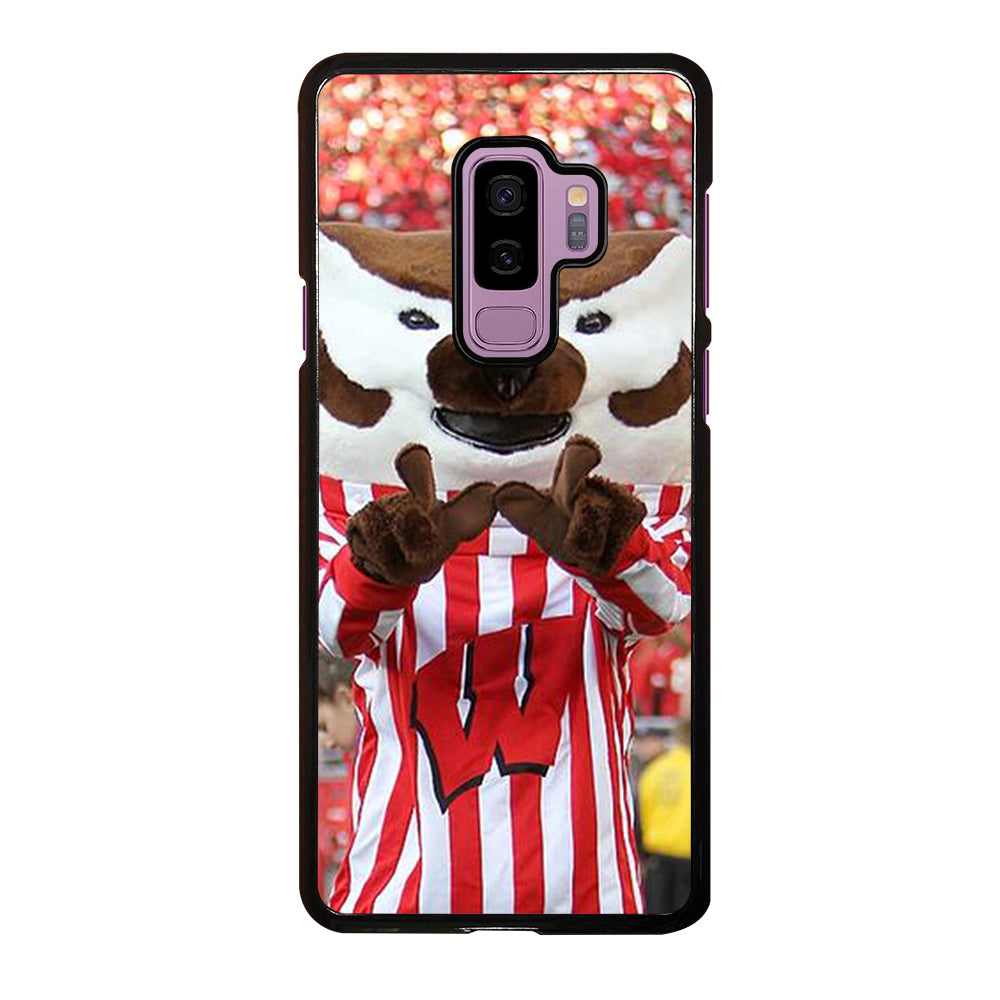 Wisconsin Mascot Image Samsung Galaxy S9 Plus Case