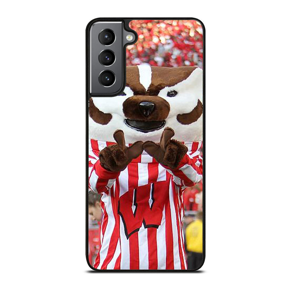 Wisconsin Mascot Image Samsung Galaxy S21 Plus 5G Case