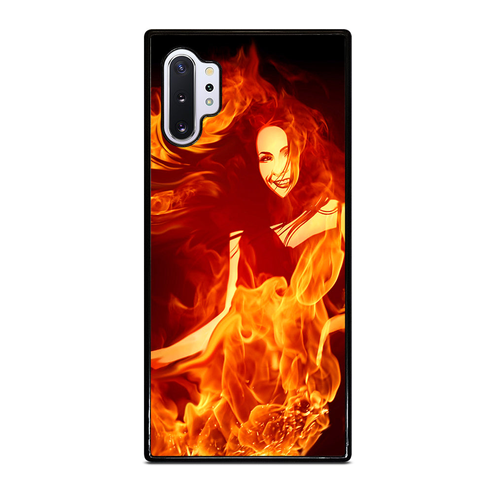 Woman In Fire Samsung Galaxy Note 10 Plus Case
