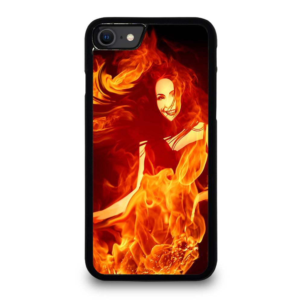 Woman In Fire iPhone SE 2020 Case