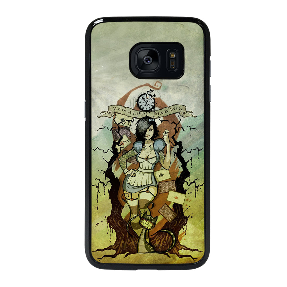 Zombie Alice In Wonderland Samsung Galaxy S7 Edge Case