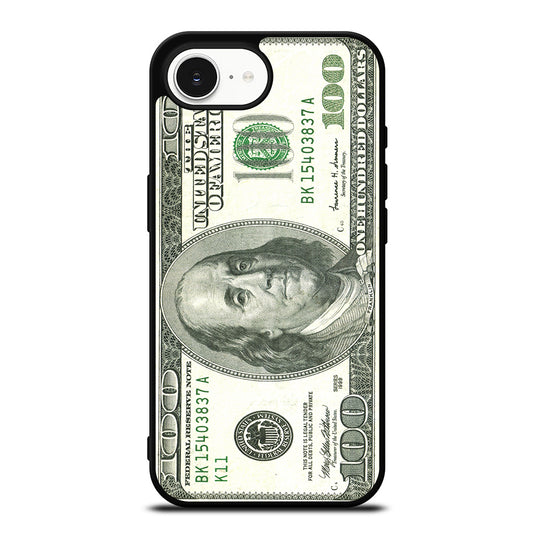 100 DOLLAR CASE iPhone 16e case black TPU silicone rubber protective cover by Casedear