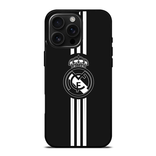 3 Stripes Real Madrid iPhone 16 Pro Max Case