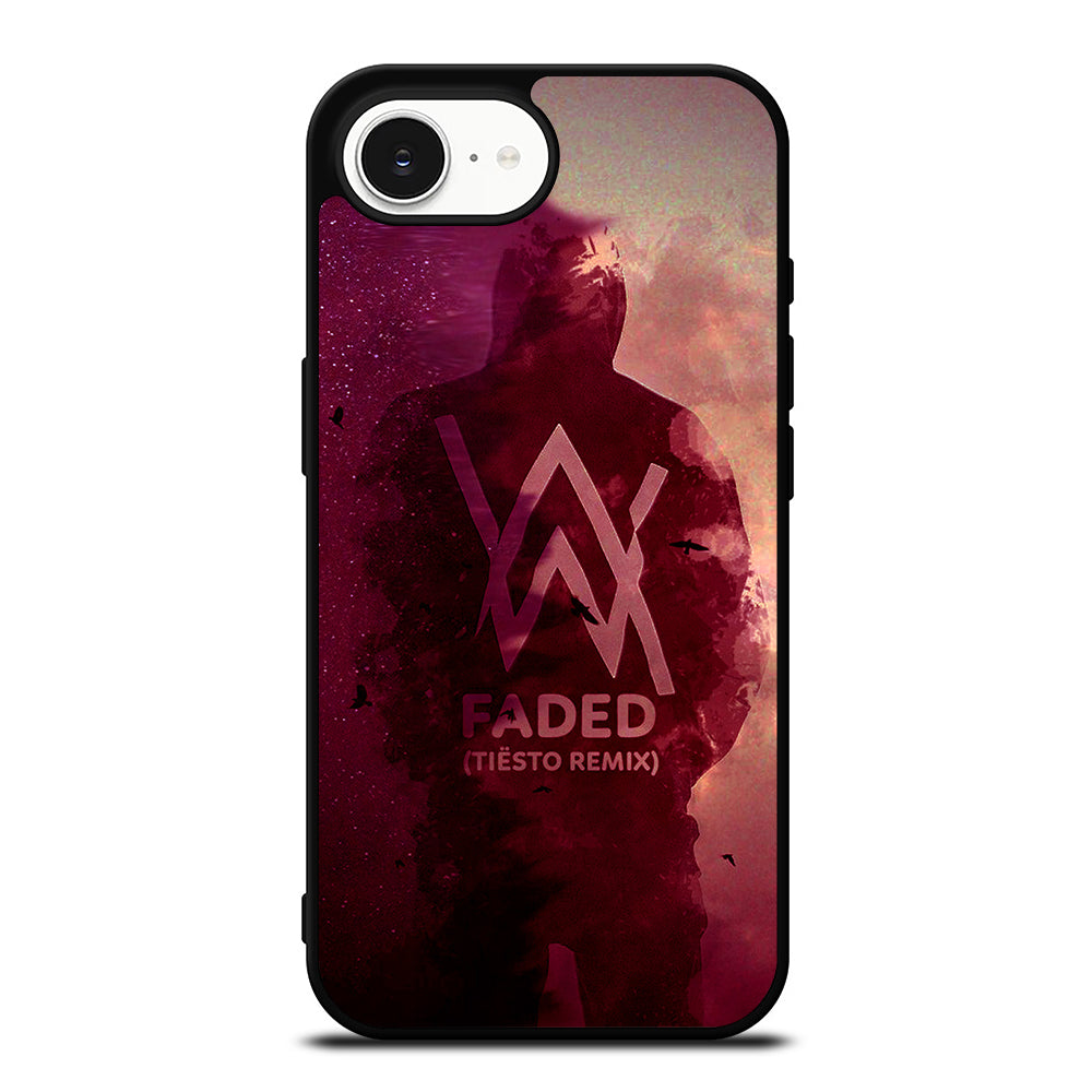 ALAN WALKER BACK iPhone 16e case black TPU silicone rubber protective cover by Casedear
