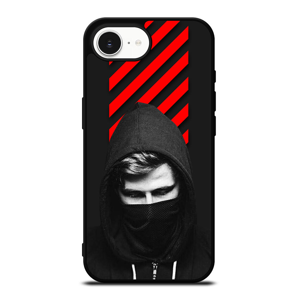 ALAN WALKER COOL iPhone 16e case black TPU silicone rubber protective cover by Casedear