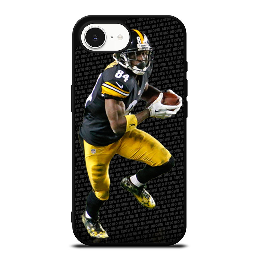 ANTONIO BROWN DRIBLE iPhone 16e case black TPU silicone rubber protective cover by Casedear