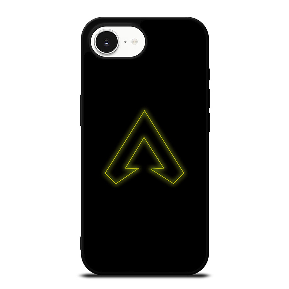 APEX LEGEND LOGO iPhone 16e case black TPU silicone rubber protective cover by Casedear