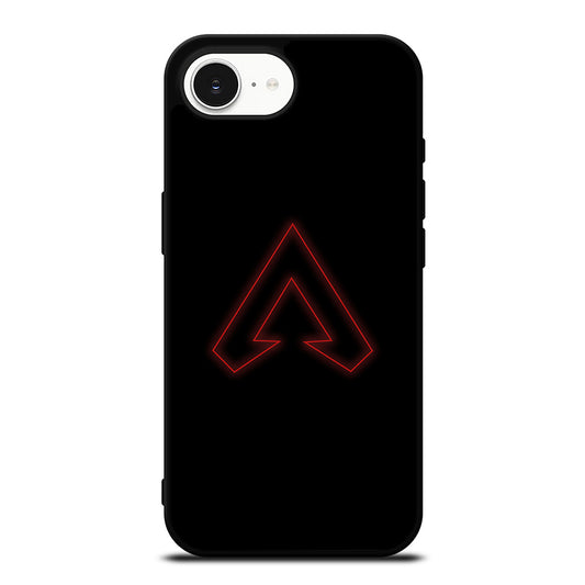 APEX LEGEND RED iPhone 16e case black TPU silicone rubber protective cover by Casedear