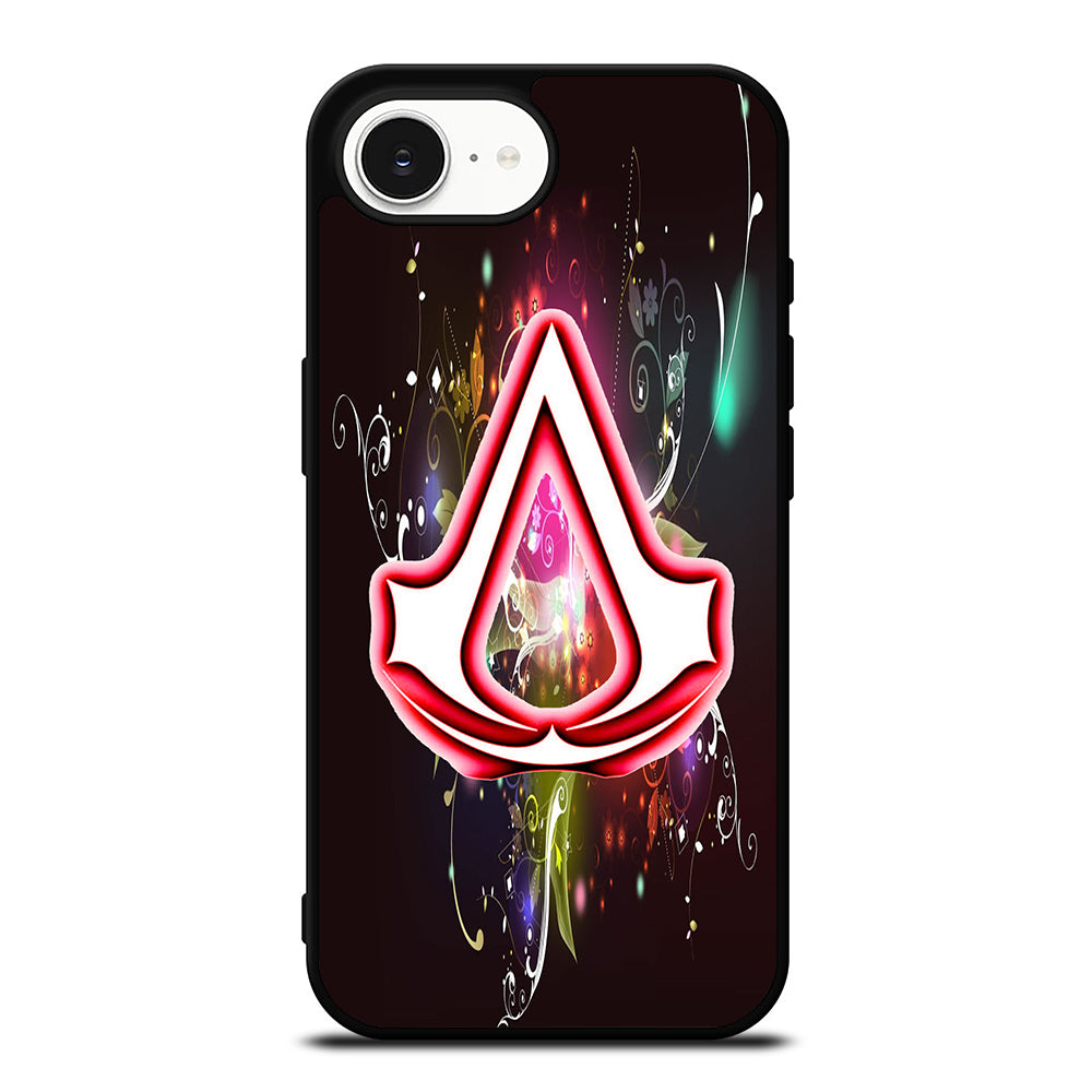 ASSASSIN'S CREED LOGO iPhone 16e case black TPU silicone rubber protective cover by Casedear