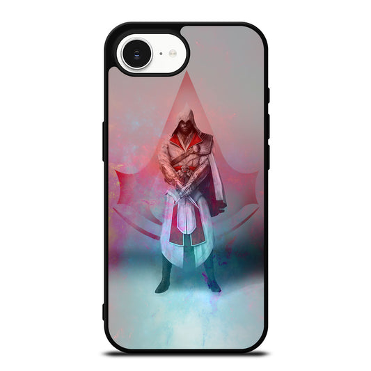 ASSASSIN'S CREED iPhone 16e case black TPU silicone rubber protective cover by Casedear