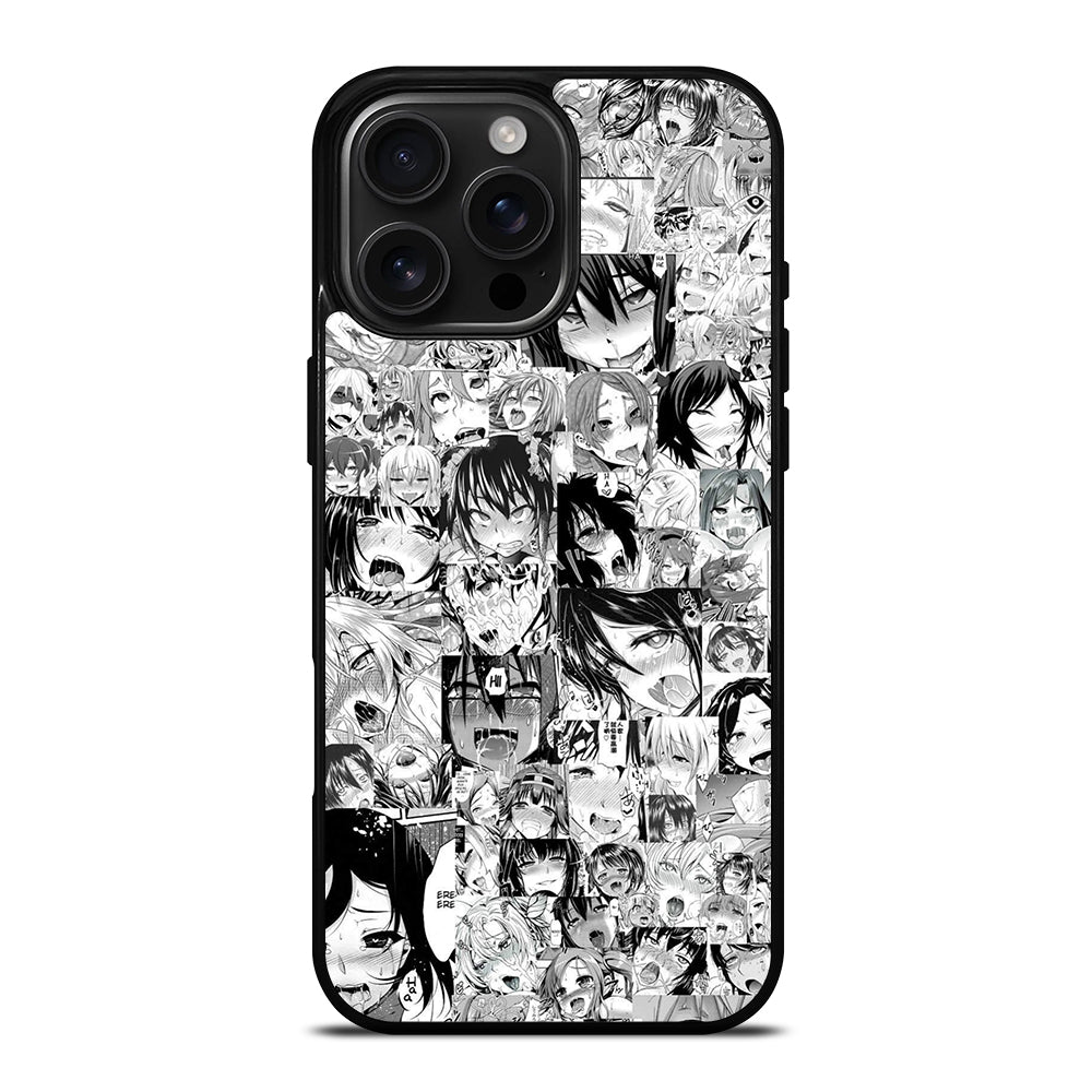 Ahegao Comic Anime iPhone 16 Pro Max Case