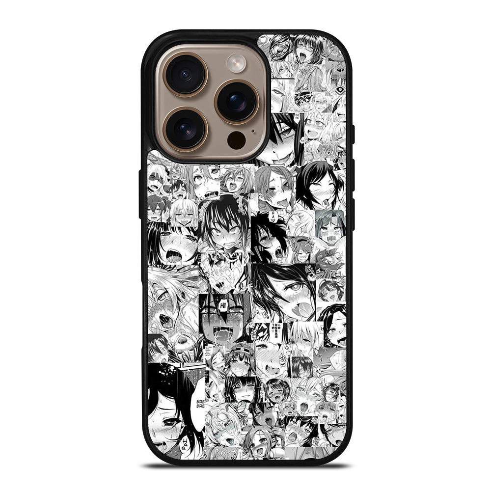 Ahegao Comic Anime iPhone 16 Pro Case
