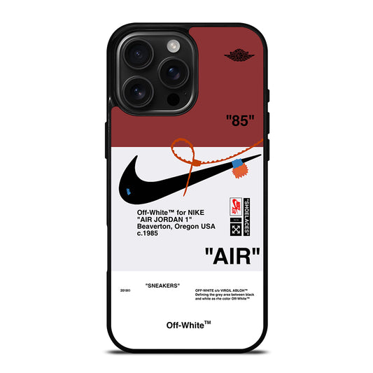 Air Jordan Nike Off White iPhone 16 Pro Max Case