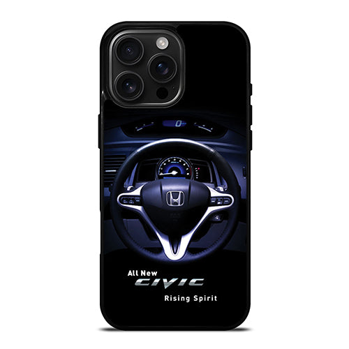 All New Civic Steering Speed Meter iPhone 16 Pro Max Case