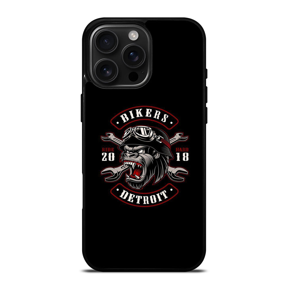 Animal Bikers Detroit iPhone 16 Pro Max Case