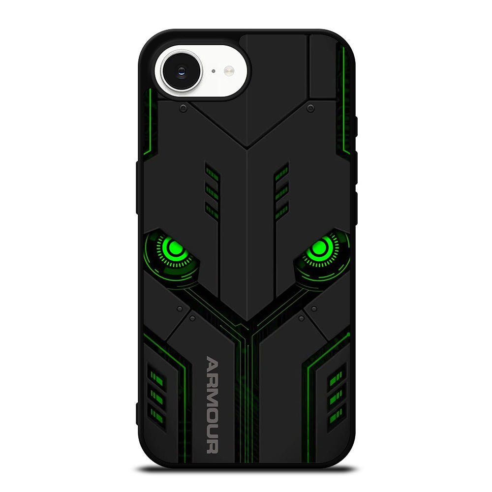 Armour Technology iPhone 16e case black TPU silicone rubber protective cover by Casedear