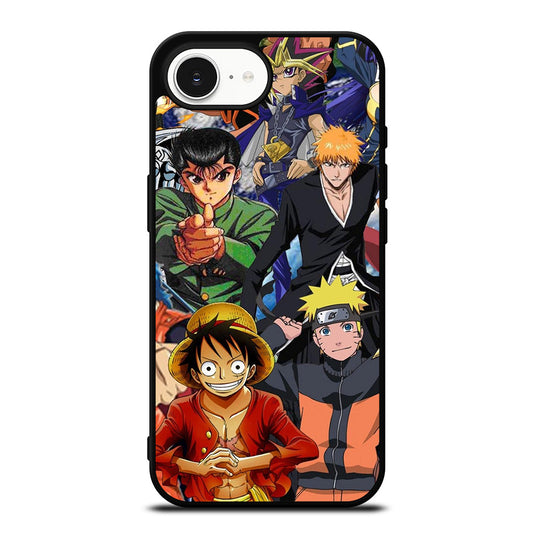 Art Crossover Legend iPhone 16e case black TPU silicone rubber protective cover by Casedear
