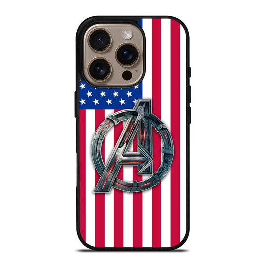 Avengers Marvel America iPhone 16 Pro Case