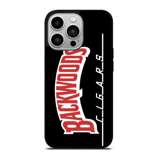 BACKWOODS CIGARS BLACK iPhone 14 Pro Case