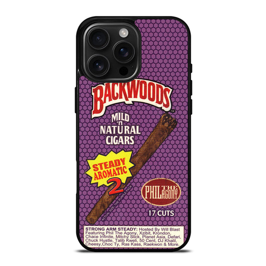 BACKWOODS CIGARS MILD iPhone 16 Pro Max Case