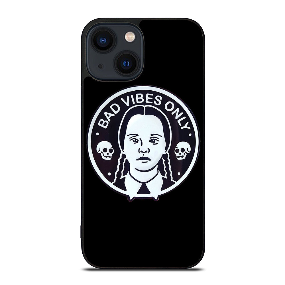 BAD VIBES ONLY WEDNESDAY ADDAMS iPhone 14 Plus Case